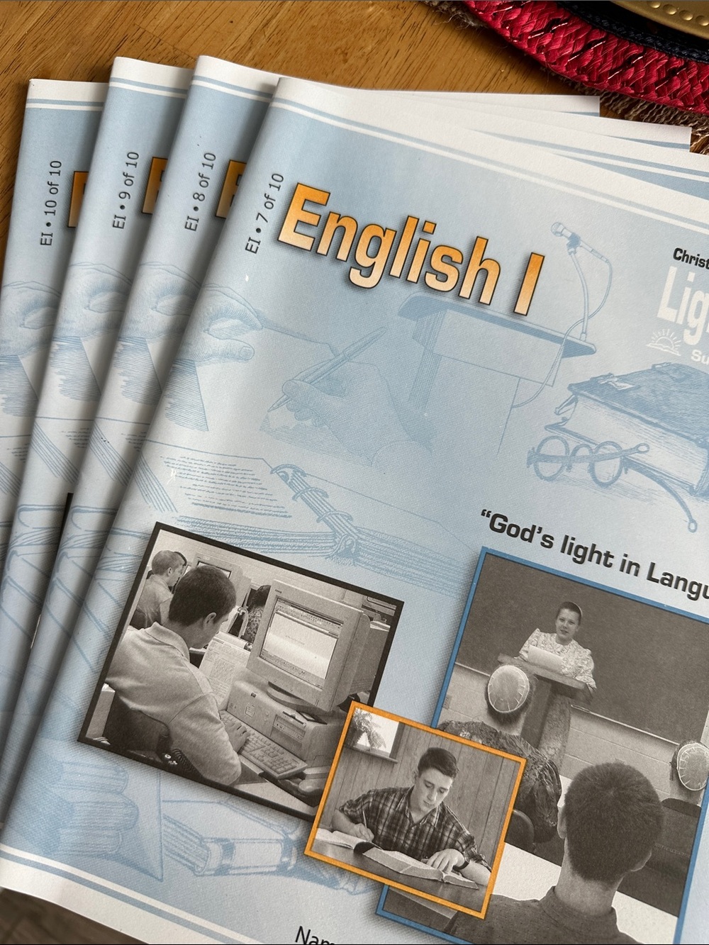 English I Christian Light Workbooks 7-10